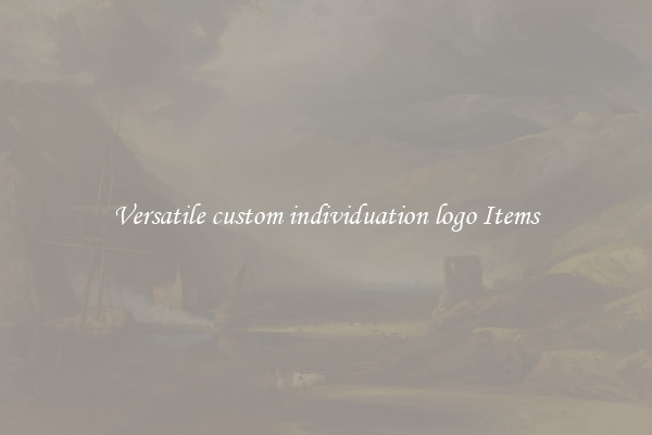 Versatile custom individuation logo Items