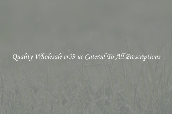 Quality Wholesale cr39 uc Catered To All Prescriptions