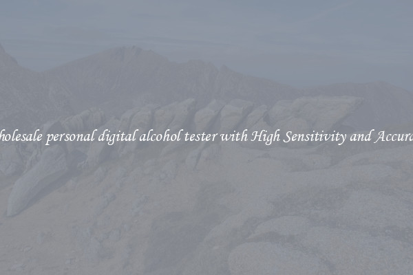 Wholesale personal digital alcohol tester with High Sensitivity and Accuracy 