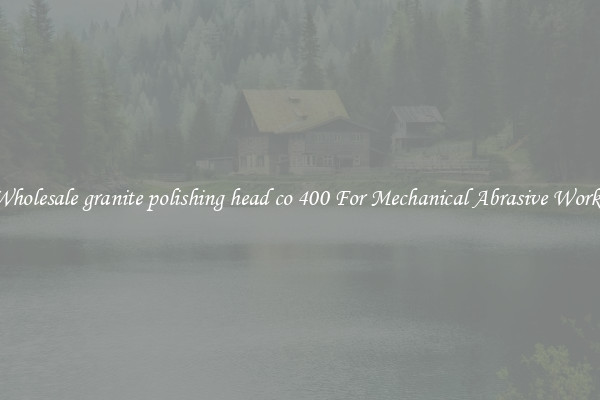 Wholesale granite polishing head co 400 For Mechanical Abrasive Works