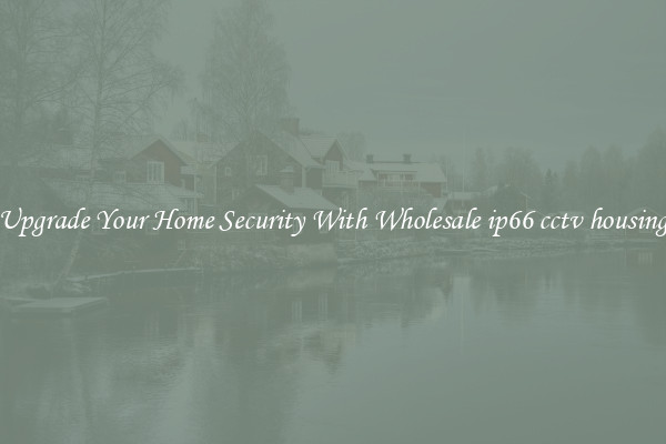 Upgrade Your Home Security With Wholesale ip66 cctv housing