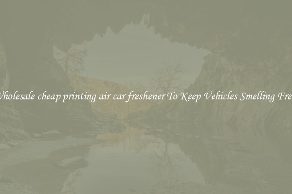 Wholesale cheap printing air car freshener To Keep Vehicles Smelling Fresh