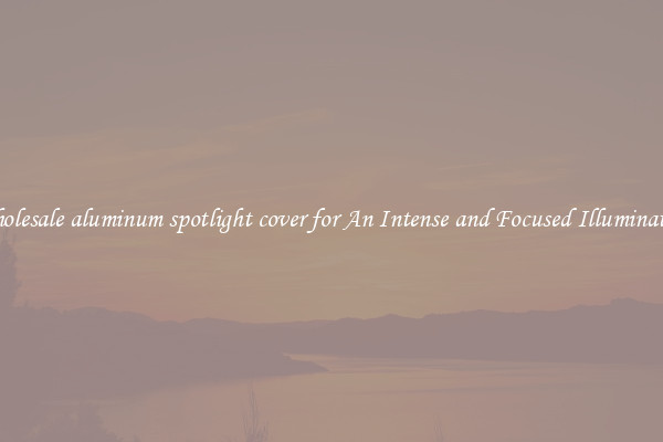 Wholesale aluminum spotlight cover for An Intense and Focused Illumination